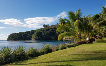 Garten des Tahiti Pearl Beach