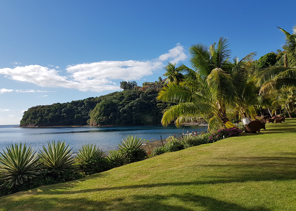 Garten des Tahiti Pearl Beach