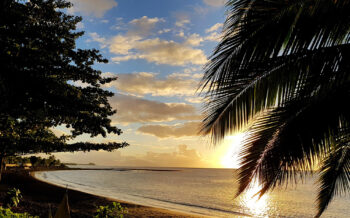 Tahiti bei Sonnenuntergang